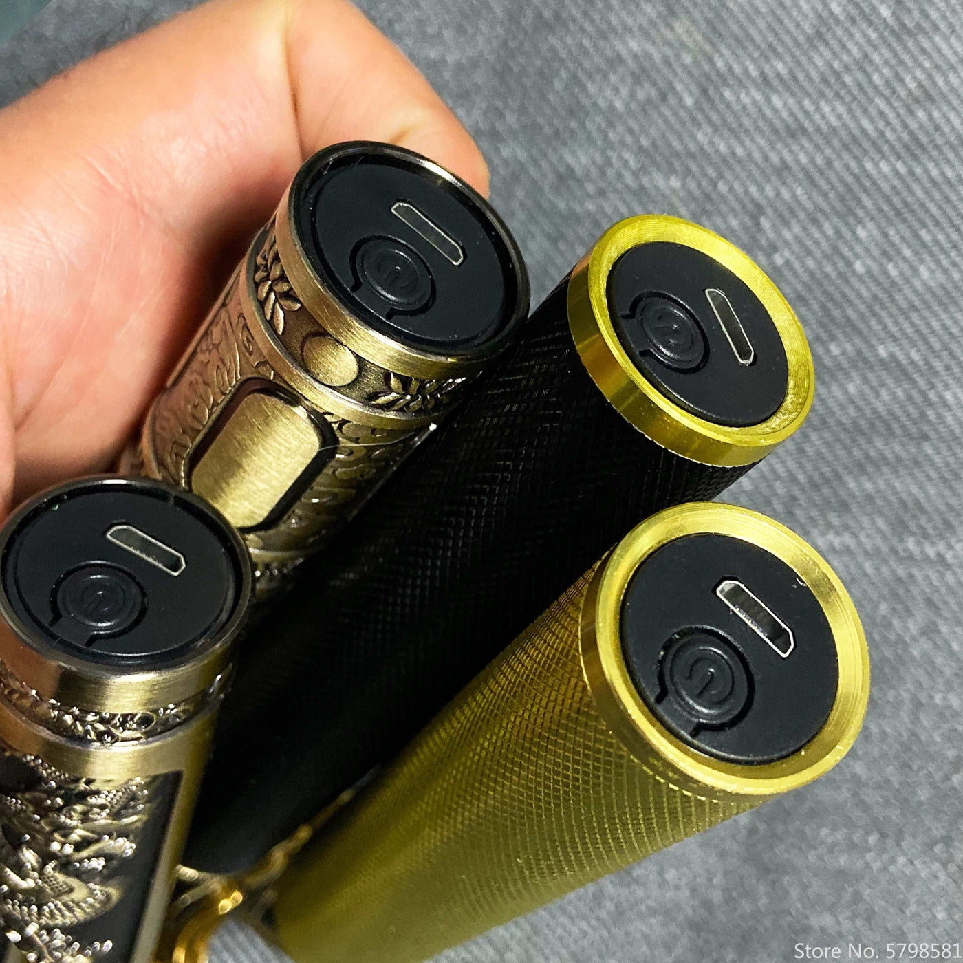 Tondeuse à cheveux électrique à tête d'huile, écran LCD, gravure USB, tête de Bouddha, ciseaux rétro T9, génération d'énergie, poussée